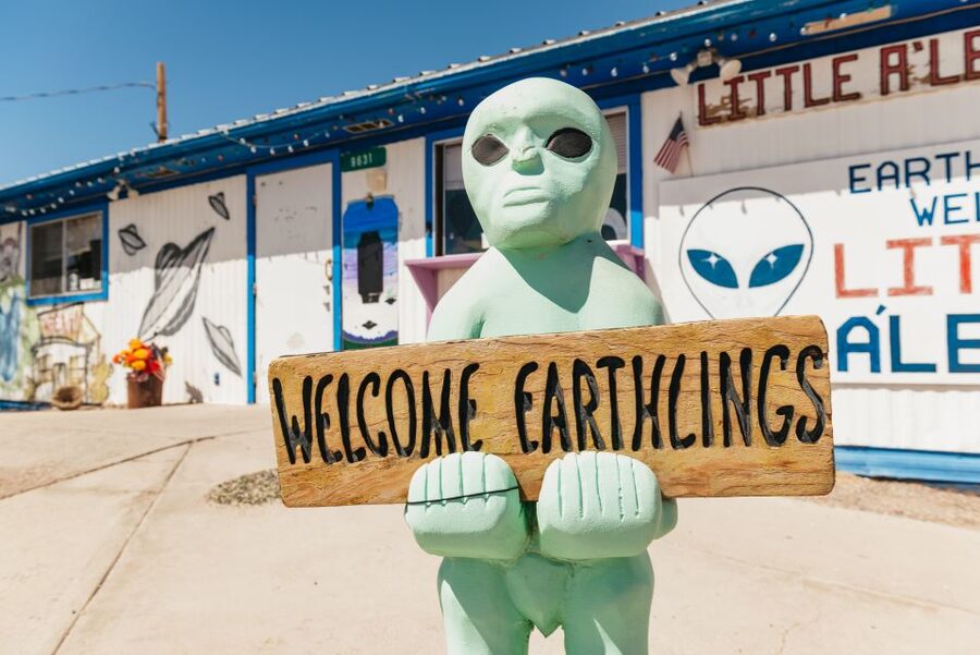 From Las Vegas: Area 51 Full-Day Tour - Extraterrestrial Highway driving, desert scenery, and Rachel vibes