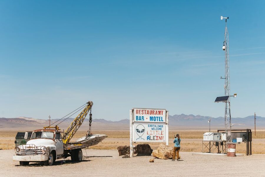From Las Vegas: Area 51 Full-Day Tour - Little AleInn lunch stop and the movie-set atmosphere