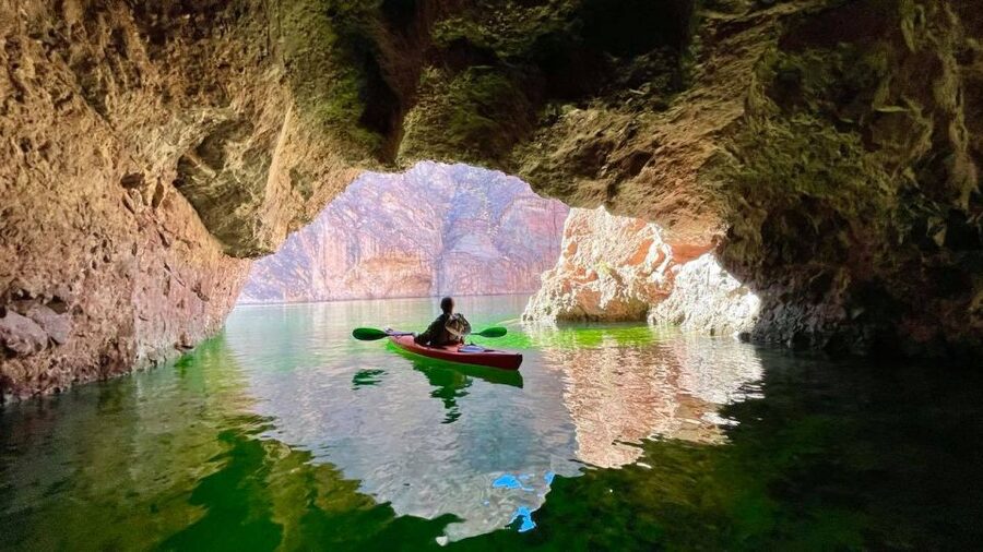 From Las Vegas: Emerald Cave Guided Kayak Tour with Shuttle - What to bring and how to stay comfortable in the heat