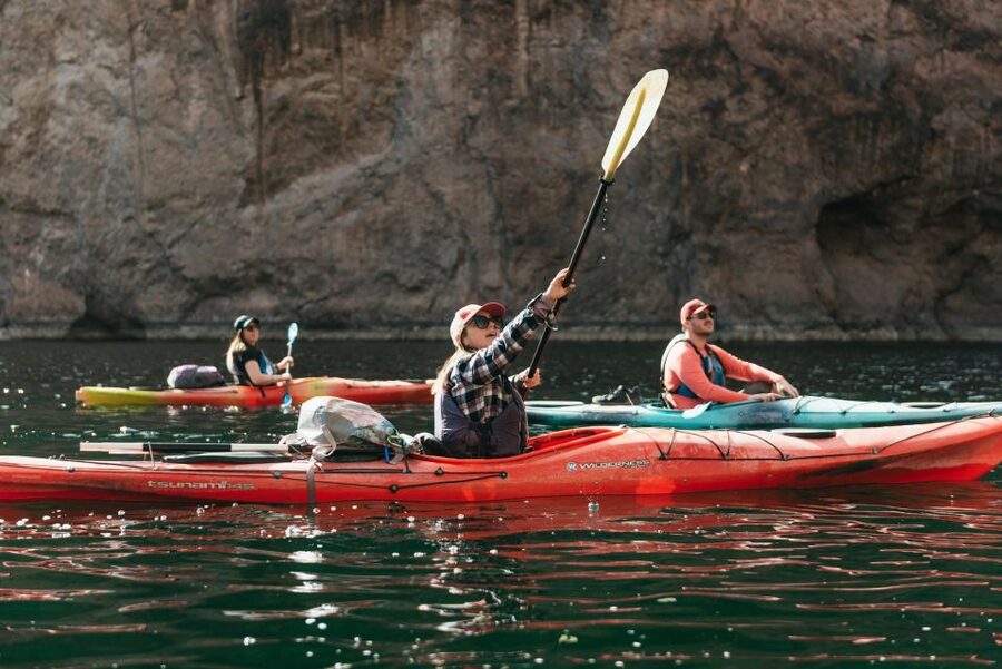 From Las Vegas: Emerald Cave Guided Kayaking Tour - Snacks, refreshments, and the return paddle when the water stays chilly