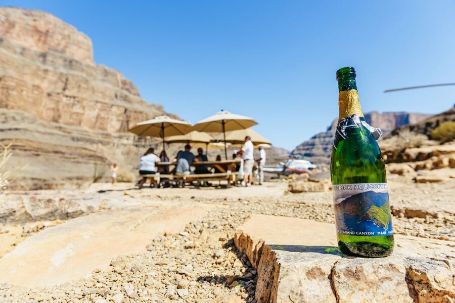 From Las Vegas: Grand Canyon Helicopter Tour with Champagne - Key highlights that matter on the ground and in the air