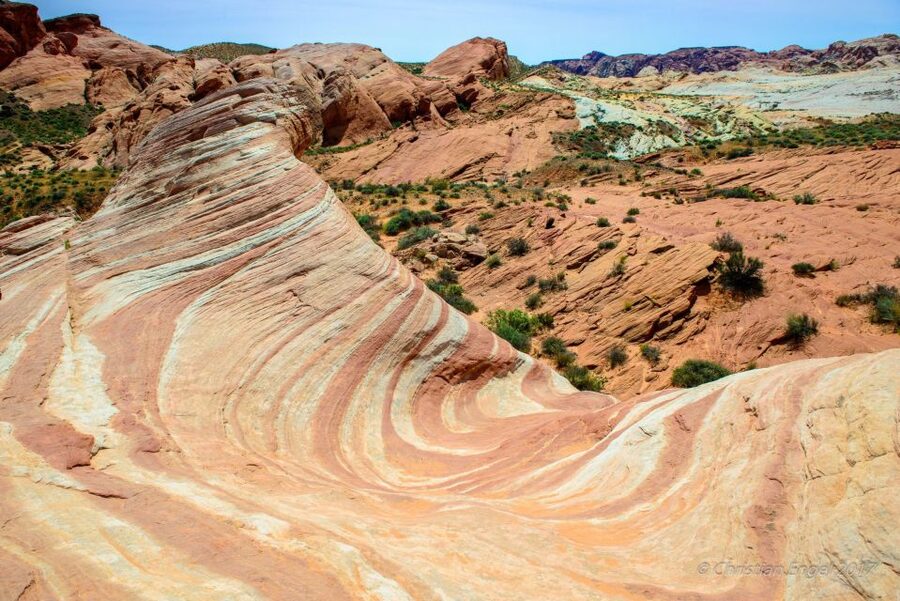 From Las Vegas: Valley of Fire State Park Tour - En route viewpoints: Mojave Desert views and the Moapa Indian Reservation stop