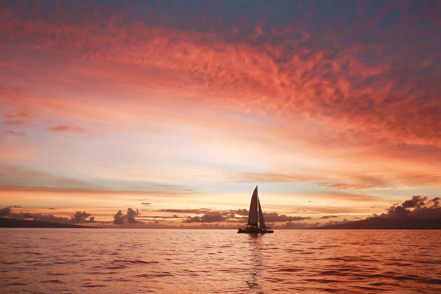 From Ma'alaea: 'Alihilani Sunset Sail Catamaran Tour - The 2-hour timeline that actually feels relaxing
