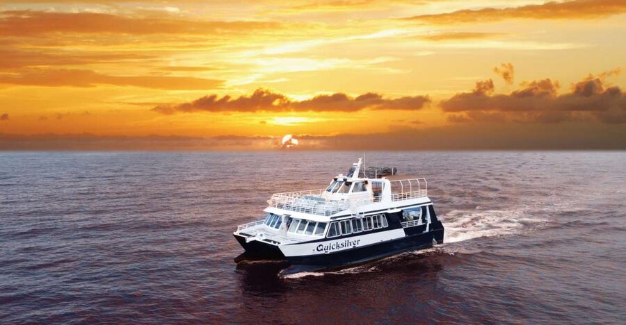 From Ma'alaea: Sunset Dinner Cruise Aboard the Quicksilver - Quicksilver Catamaran: Upper Deck vs Cabin in Real Life