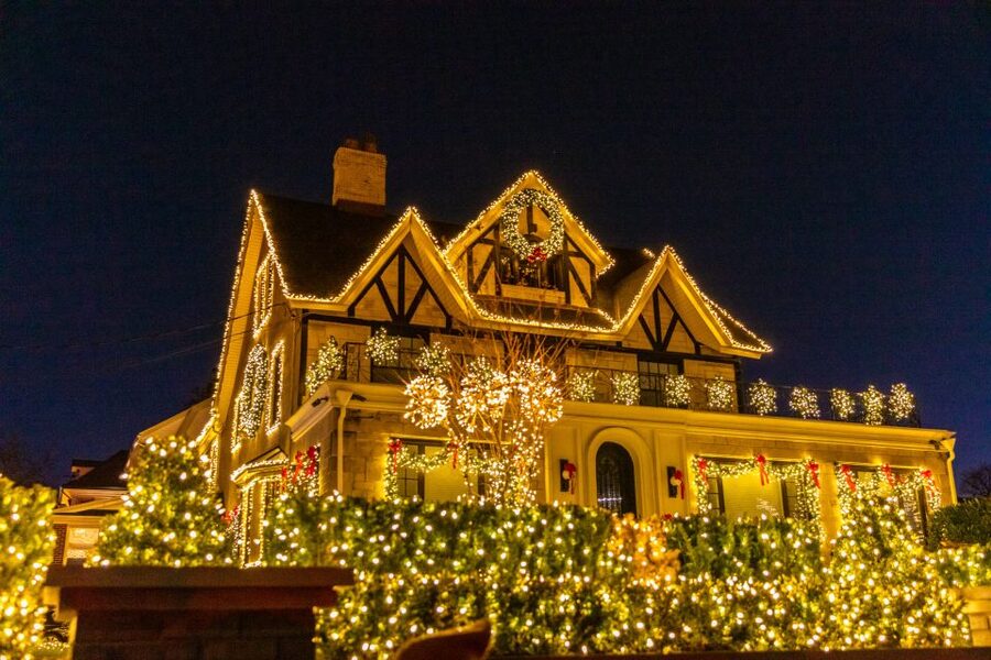 From Manhattan: 4-Hour Dyker Heights Holiday Lights Bus Tour - The modern bus ride: why the narration is part of the value