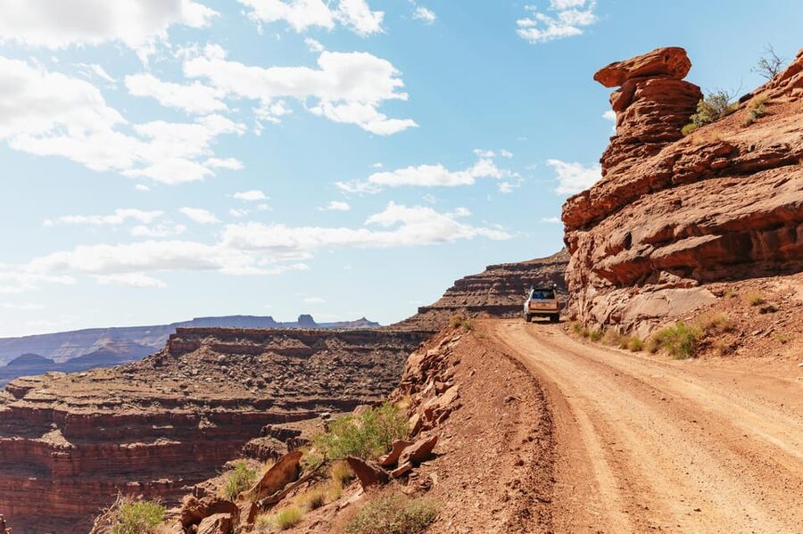 From Moab: Sky District Canyonlands National Park 4x4 Tour - Native American petroglyphs outside the park boundary