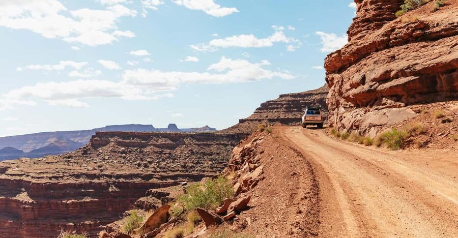 From Moab: Sky District Canyonlands National Park 4x4 Tour - Gooseneck Overlook and the Colorado River reveal