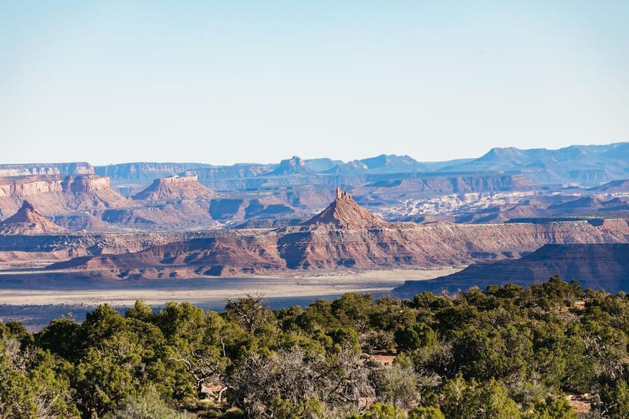 From Moab: Sky District Canyonlands National Park 4x4 Tour - Moab pickup and the drive that sets the mood