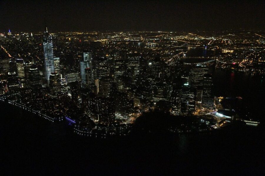 From New Jersey: New York City Skyline Tour - Route highlights you can actually spot from the air