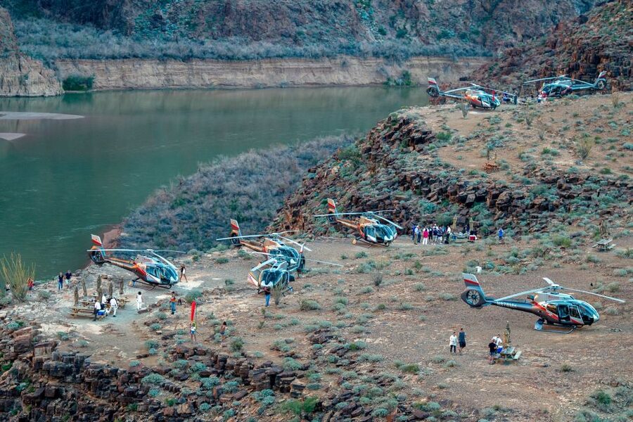 From South Rim: Grand Canyon Spirit Helicopter Tour - Point Imperial and Marble Canyon from a bird’s-eye perspective