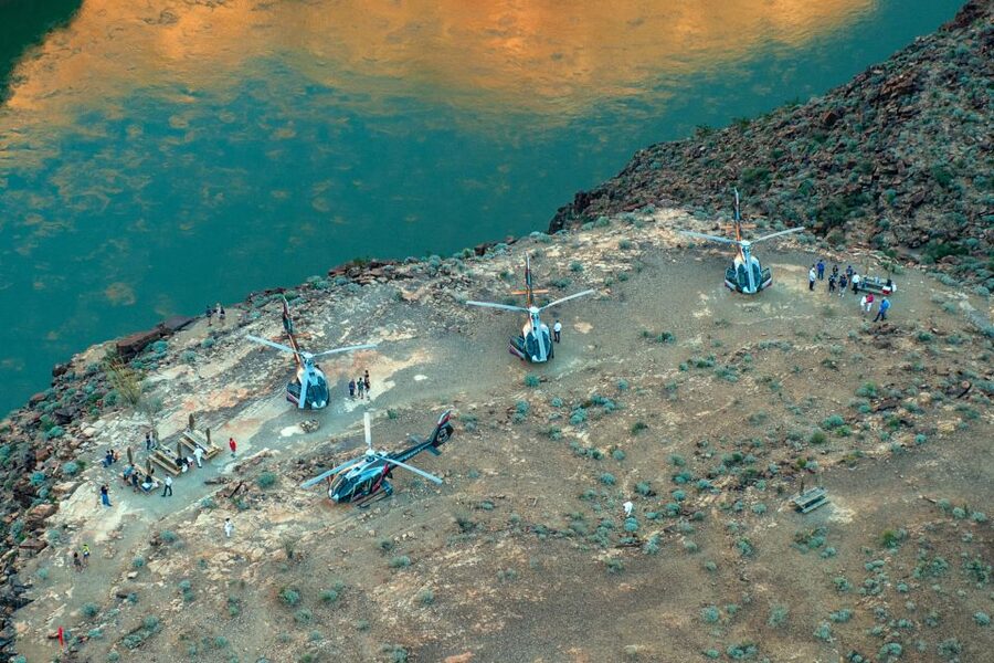 From South Rim: Grand Canyon Spirit Helicopter Tour - Tusayan airport check-in, what you can bring, and what you cannot