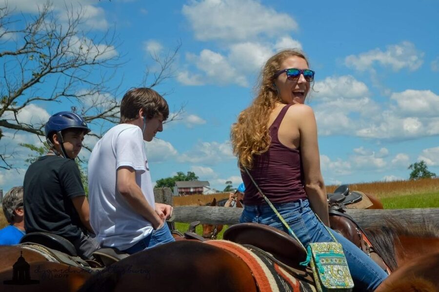 Gettysburg: Licensed Guided Battlefield Horseback Tour - First impressions at McMillan Woods Campground