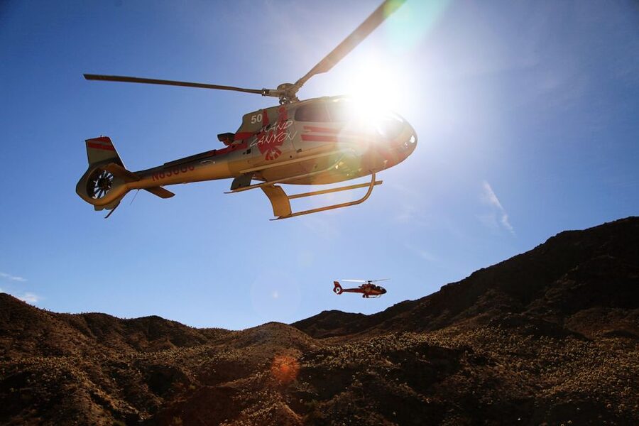 Grand Canyon Helicopter Landing Tour with Vegas Strip - Return over the Vegas Strip: what you will see from above