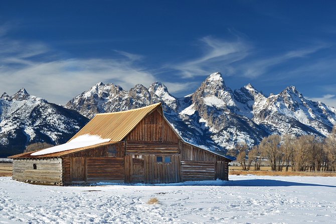 Grand Teton Wildlife Safari in a Enclosed or Open-Air Vehicle (season dependent) - Mormon Row Historic District: The Barn Photo Classic