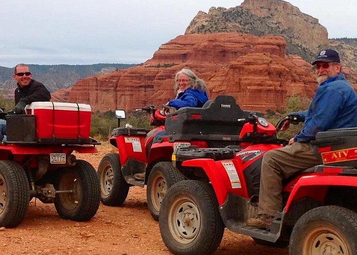 Guided ATV Tour of Western Sedona - How the guide shapes the route in the West Sedona Valley