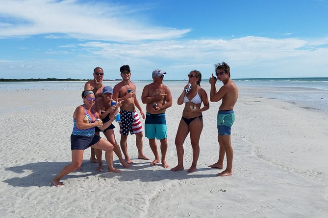 Half- Day Private Boating On Tahoe Funship - Clearwater Beach - Three Rooker Island: The Sand Bar Stop That Turns Into Shelling Time
