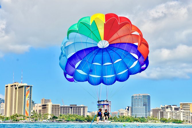Hawaiian Parasail Since 1977 - How the Flying Works: Tandem, 3-Passenger, and the 500-Foot Moment