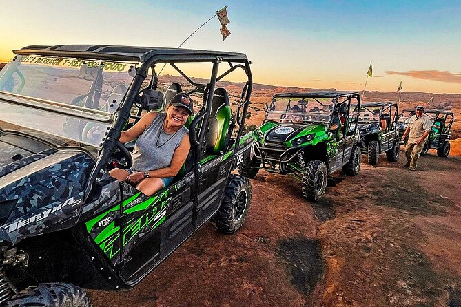 HIGHLY RATED U-DRIVE Moab Hell’s Revenge UTV Off-Road Adventure - Lion’s Back Fossil Tracks and Echo Canyon Views