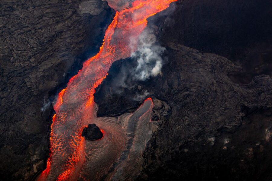 Hilo: Hawaii Volcanoes National Park Flight - Kilauea Caldera Up Close, Plus the Black Sand Story