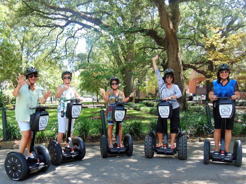 Historic Downtown Savannah: Guided Segway Tour - Haunted Savannah, ghost stories, and a cemetery stop with named figures