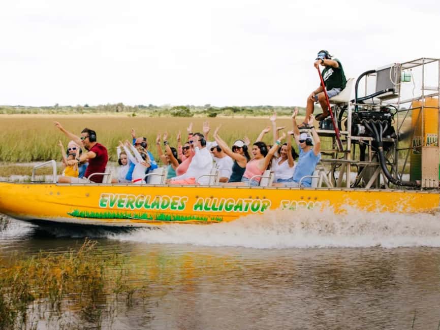 Homestead: Everglades Alligator Farm Entry and Airboat Ride - What You Get for About $41: Airboat Plus Alligator Farm