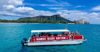 Glass Bottom Boat Tour along Oahu’s South Shore