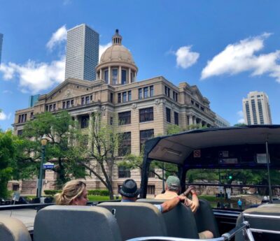 Houston: Guided City Tour by an Open-Top Double Decker Bus