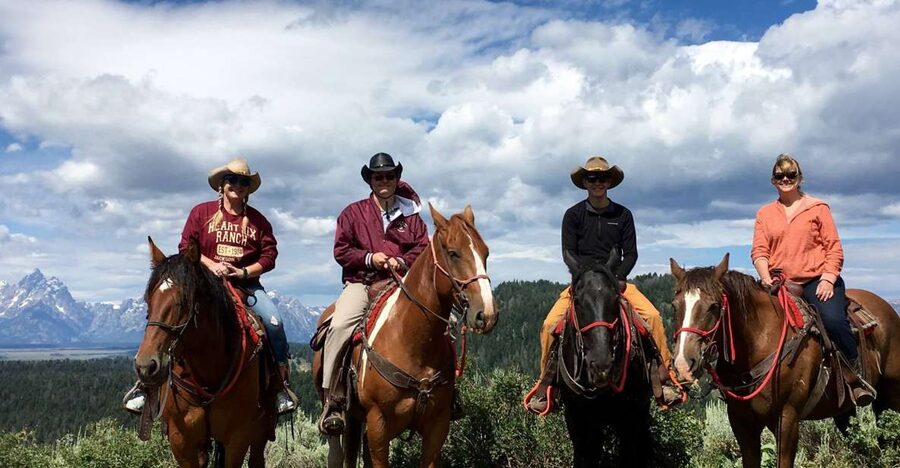 Jackson Hole: Bridger-Teton National Forest Horseback Ride - When you might trot: pace control for first-timers and confident riders