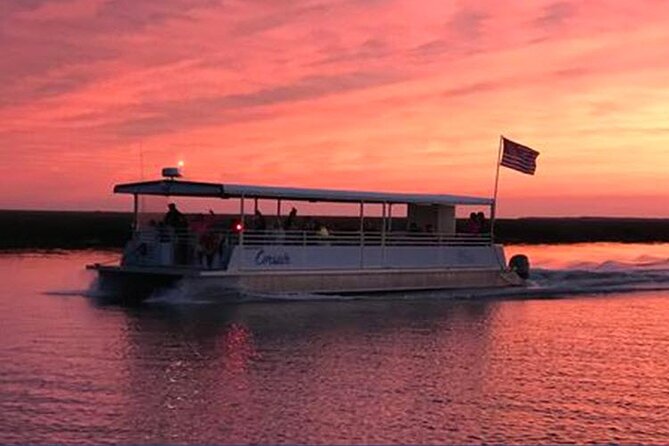 Jekyll Island Dolphin Tours - On Board Comfort Sun Cover, Bathroom, and Easy Viewing