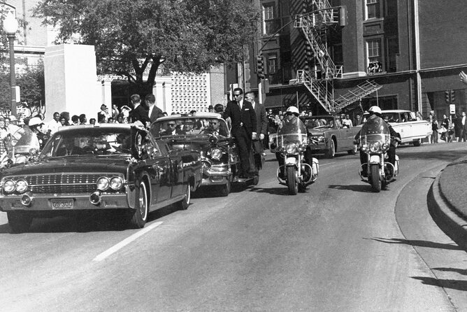 John F. Kennedy Trolley Tour in Dallas - Sixth Floor Museum at Dealey Plaza, and the ticket you buy separately