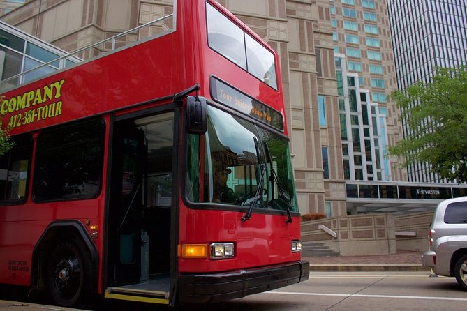 JUST THE TOUR - Double Decker bus sightseeing tour of Pittsburgh. - Boarding at 2720 Sidney St, then picking upstairs or downstairs