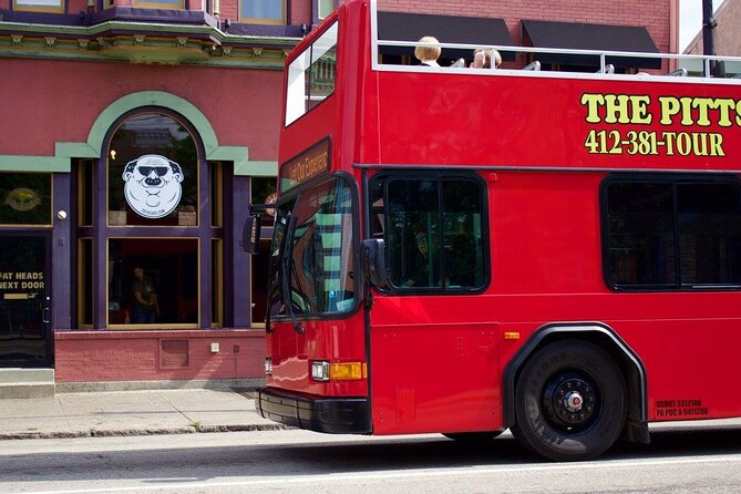 JUST THE TOUR - Double Decker bus sightseeing tour of Pittsburgh. - Price and value: $44.95 for 25+ stops, not attraction tickets