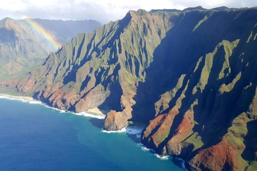 Kauai: Air Tour of Na Pali Coast, Entire Island of Kauai - What You Hear in the Air: History, Myths, and Dr. Bruce Coulombe