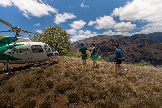 Kauai' Exclusive Helicopter Tour: Land & Explore Olokele Canyon - Olokele Canyon landing access you just do not see elsewhere