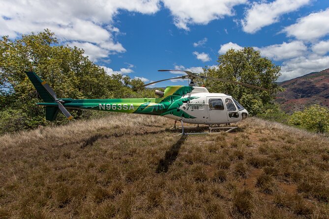 Kauai' Exclusive Helicopter Tour: Land & Explore Olokele Canyon - Timing: show up early, because the day runs on aviation time
