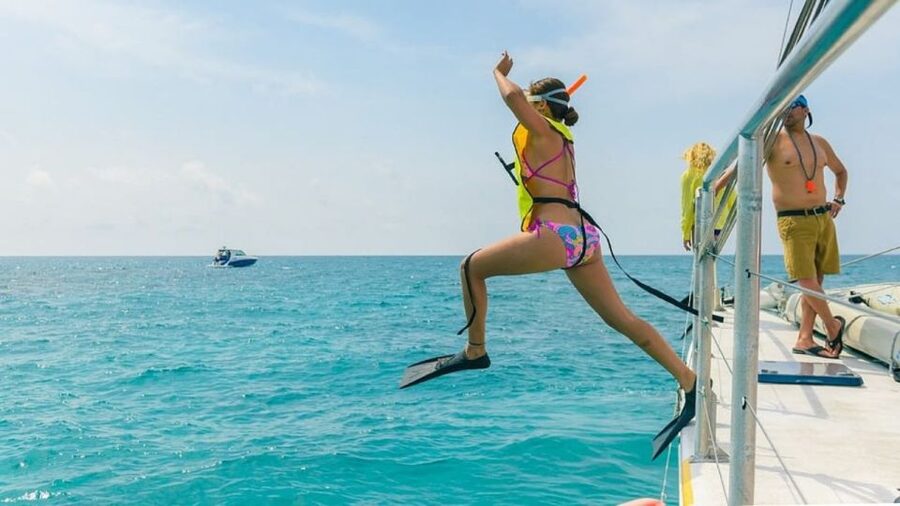 Key West: Afternoon Reef Snorkel Tour with Open Bar - The sun deck, the shade, and open bar timing