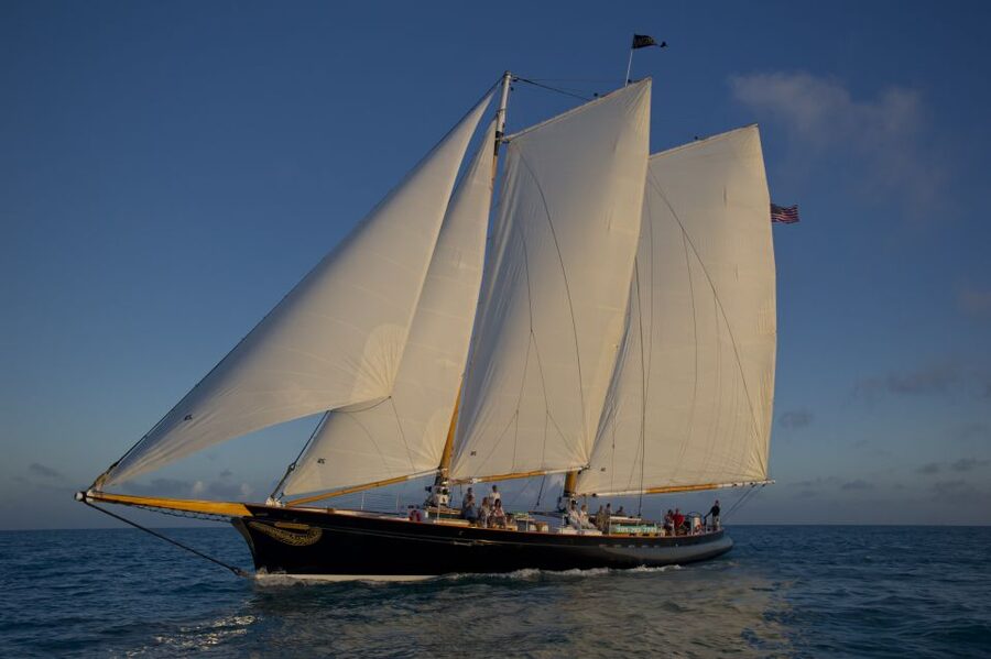 Key West: Schooner Sunset Sail with Food & Drinks - Entering America 2.0, the wooden schooner that actually sails