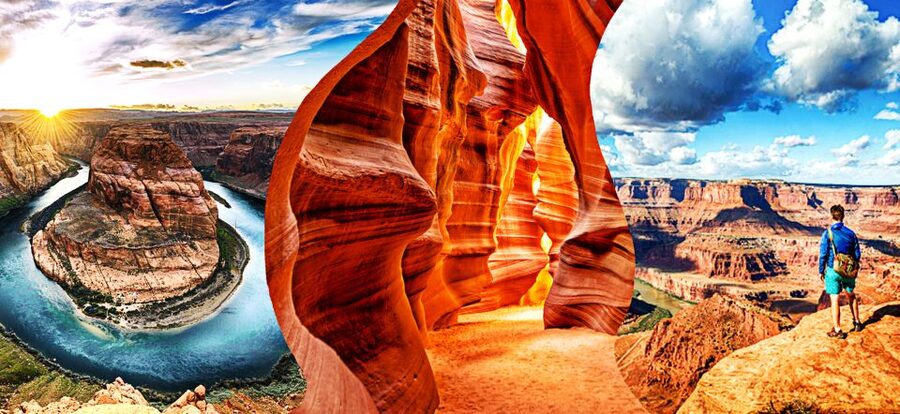 Las Vegas: Grand Canyon, Antelope Canyon, Horseshoe Bend - Horseshoe Bend: the 1.2 km sandy walk and the photo moment