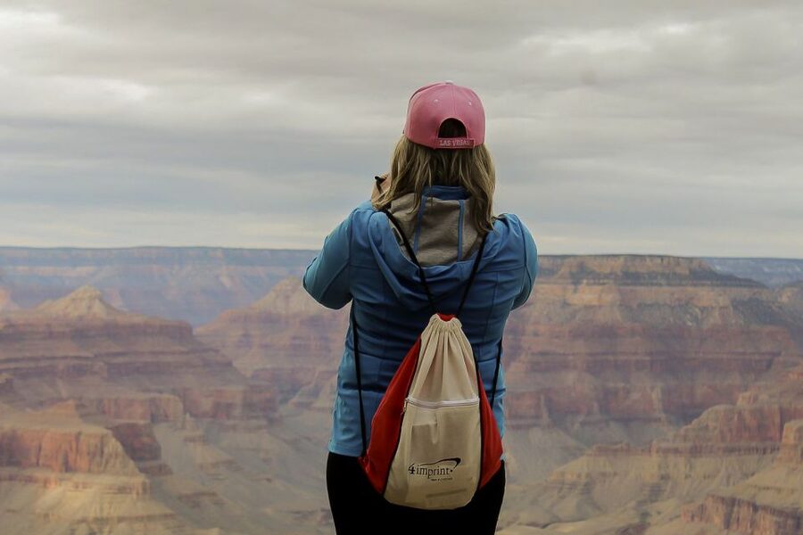 Las Vegas: Grand Canyon National Park South Rim Guided Tour - Bright Angel Point and the choice to walk between viewpoints