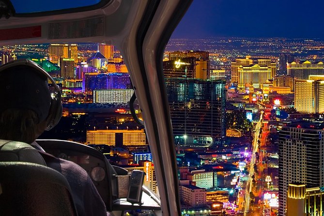 Las Vegas Helicopter Night Strip Flight Tour with Optional Dinner - The flight route: what you will actually see over the Strip