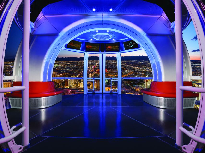 Las Vegas: High Roller Entry Ticket with In-Cabin Open Bar - Getting there and skipping the line at the High Roller box office
