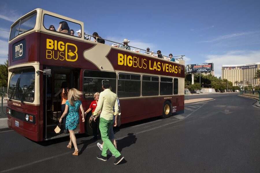 Las Vegas: Hop-on Hop-off Sightseeing Tour by Open-Top Bus - Stop spacing, crowds, and the stuff that can slow you down