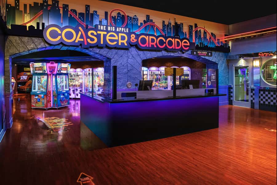 Las Vegas: New York-New York Hotel Big Apple Coaster Ride - Where the Big Apple Coaster starts at New York-New York