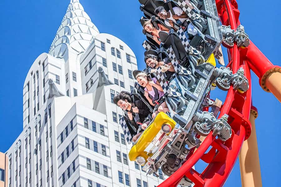 Las Vegas: New York-New York Hotel Big Apple Coaster Ride - How the ride flow feels from start to finish
