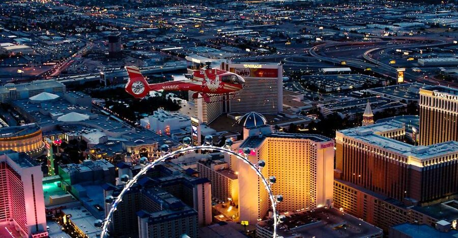 Las Vegas: Night Helicopter Flight over Las Vegas Strip - What You Really Get in a Vegas Strip Night Helicopter Flight