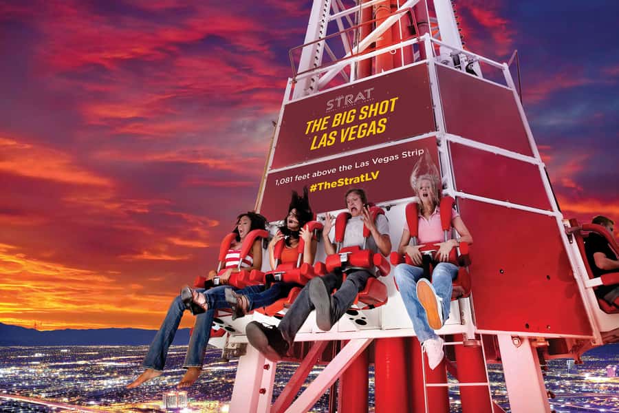 Las Vegas: STRAT Tower Observation Deck Ticket - Outdoor Deck: Fresh Air, Wind, and That Real Vegas Feeling