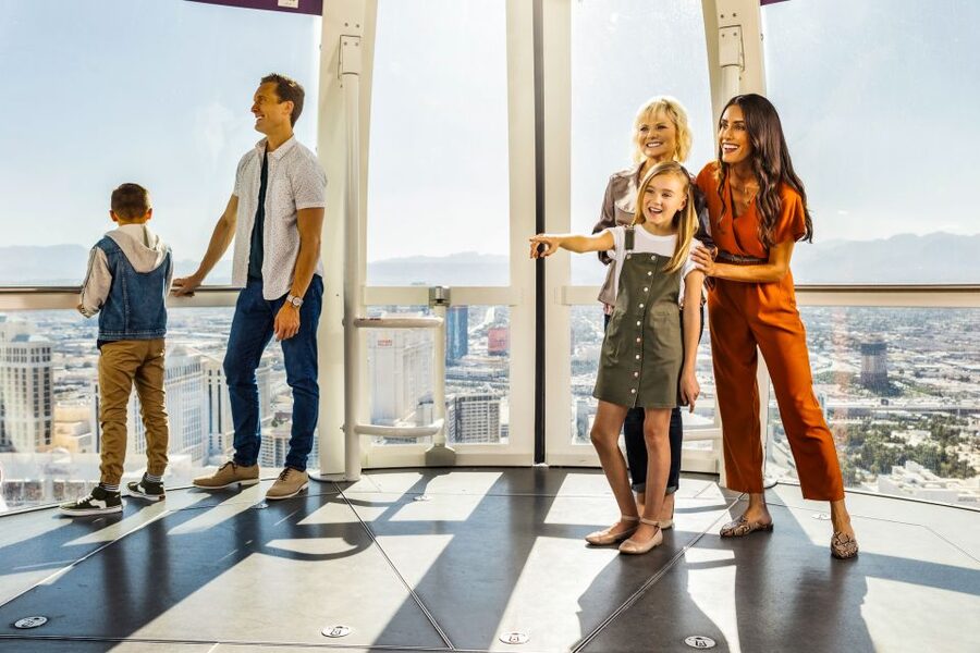Las Vegas Strip: The High Roller at The LINQ Ticket - Getting to the High Roller, and how the location helps your day
