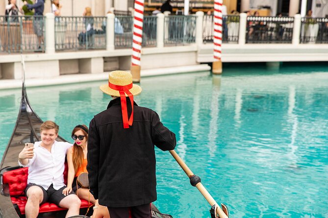 Las Vegas Super Saver: Madame Tussauds with Gondola Boat Ride - The Grand Canal gondola ride: photos, singing, and what 15 minutes feels like
