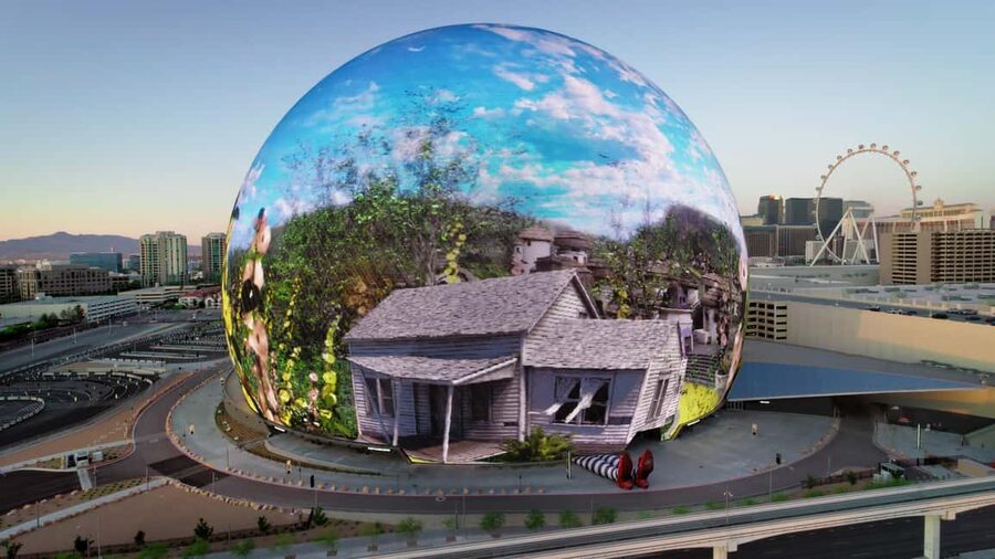 Las Vegas: The Sphere Experience — The Wizard of Oz - What happens before the show starts (doors, robots, sound demo)