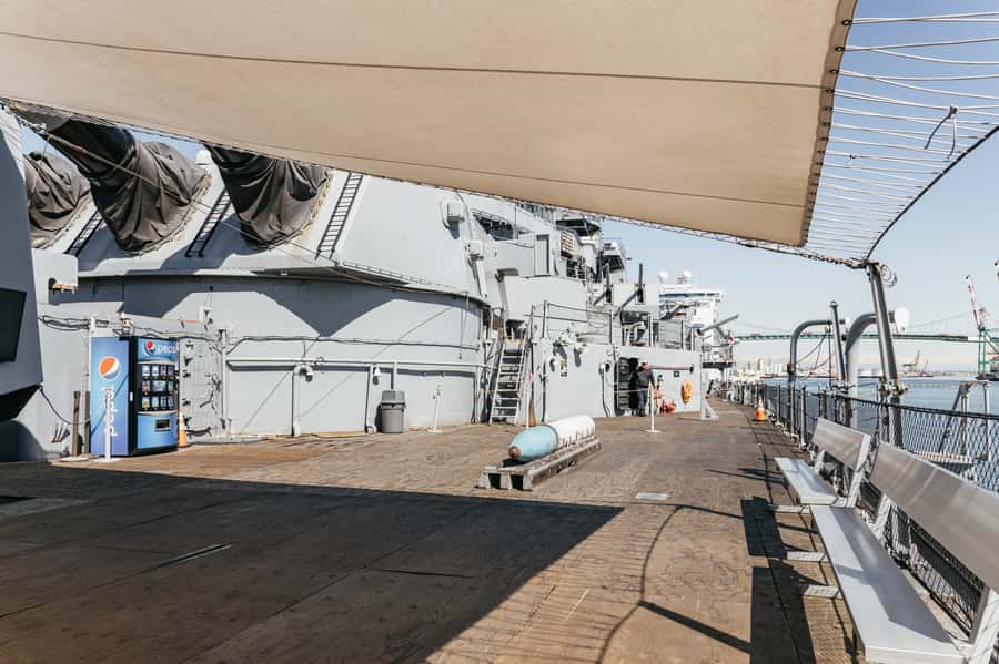 Los Angeles: Battleship Iowa Museum Ticket - Waterline wildlife: seals, ducks, and maybe dolphins